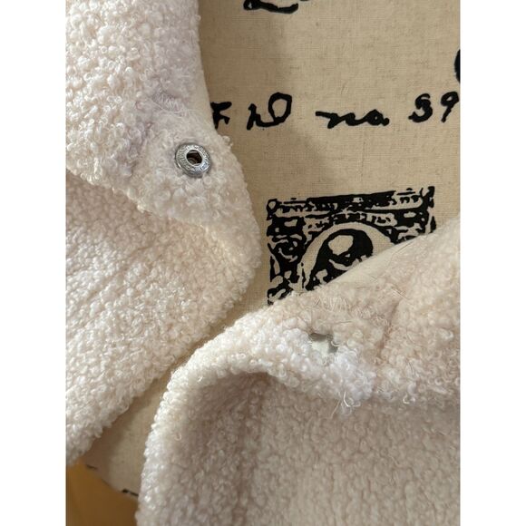 Calvin Klein Cream Cozy Cape - Picture 2 of 6